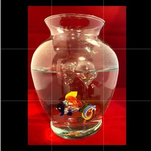 Floating Fishes and Turtle